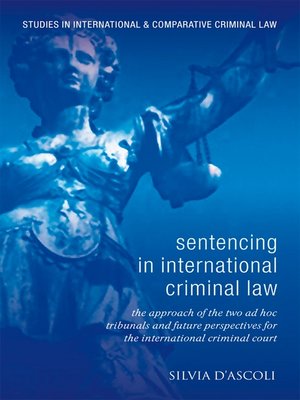 cover image of Sentencing in International Criminal Law